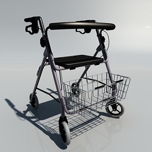 adult rollator 3d model