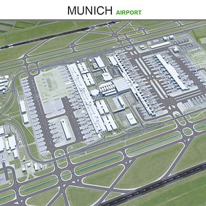 Munich Airport 3D model