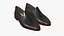 Zapatos de cuero realistas para hombres