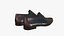 Zapatos de cuero realistas para hombres