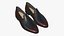 Zapatos de cuero realistas para hombres