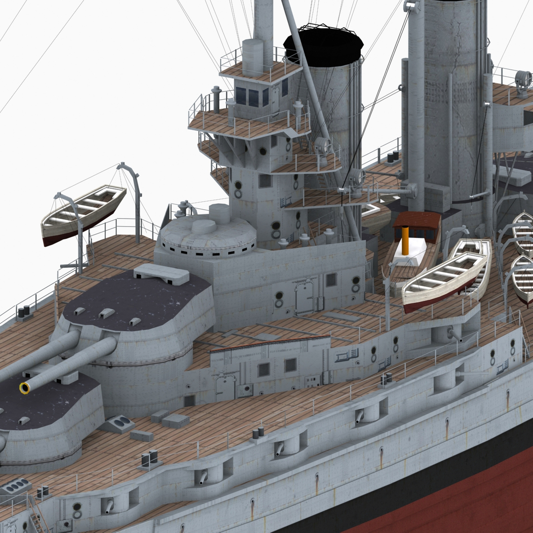 3D battleship iron duke class | 1143368 | TurboSquid