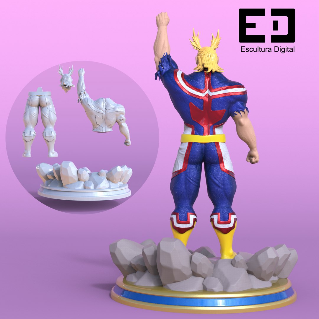 All Might 3D Model - TurboSquid 2355127