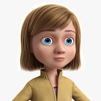 Cartoon Girl NoRig