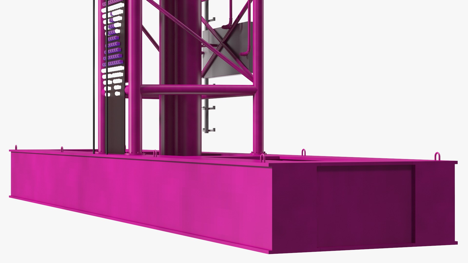 3D Drop Tower Ride - TurboSquid 1872792