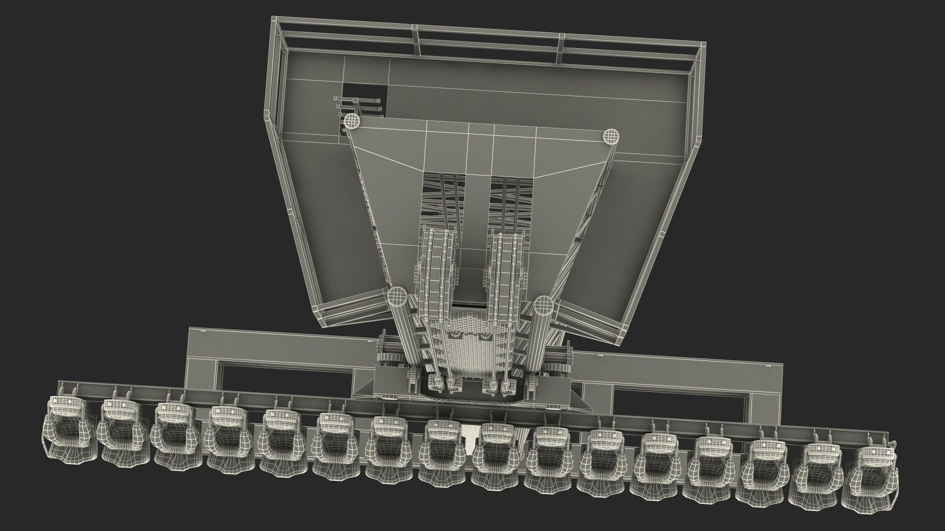 3D Drop Tower Ride - TurboSquid 1872792