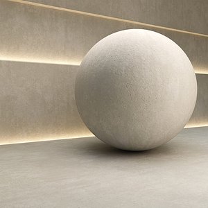 Decorative Plaster Material 01 3D model