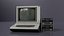 3D Apple 2 computer model
