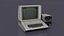 3D Apple 2 computer model