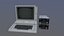 3D Apple 2 computer model