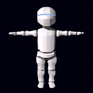 Baby humanoid prototype 26c02 3D model