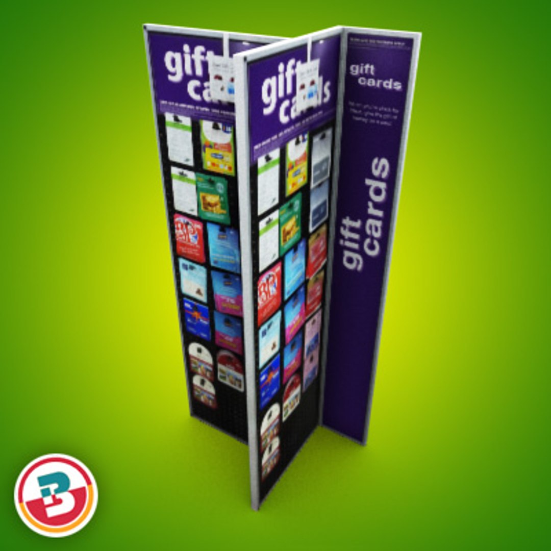 3d gift card retail