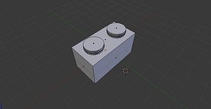 3D lego 2x2
