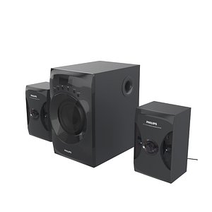 3D model philips mms4040f pc speaker