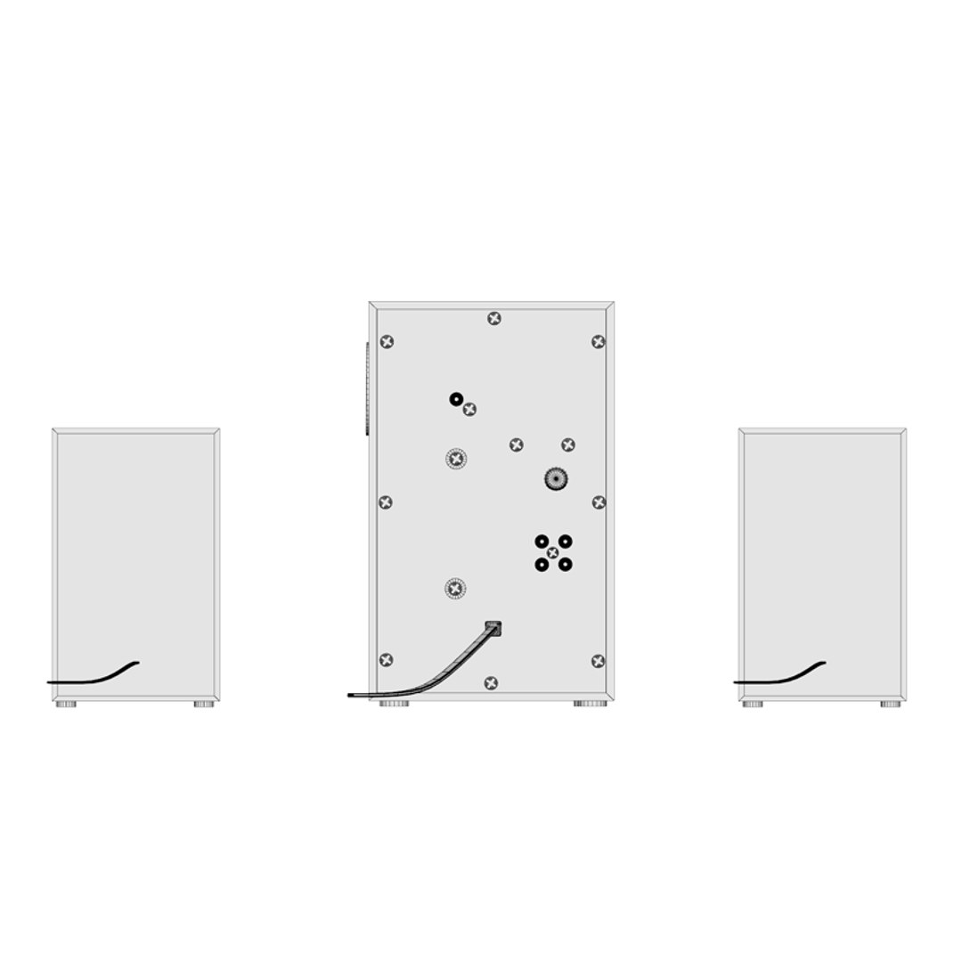 3D model philips mms4040f pc speaker - TurboSquid 1315757