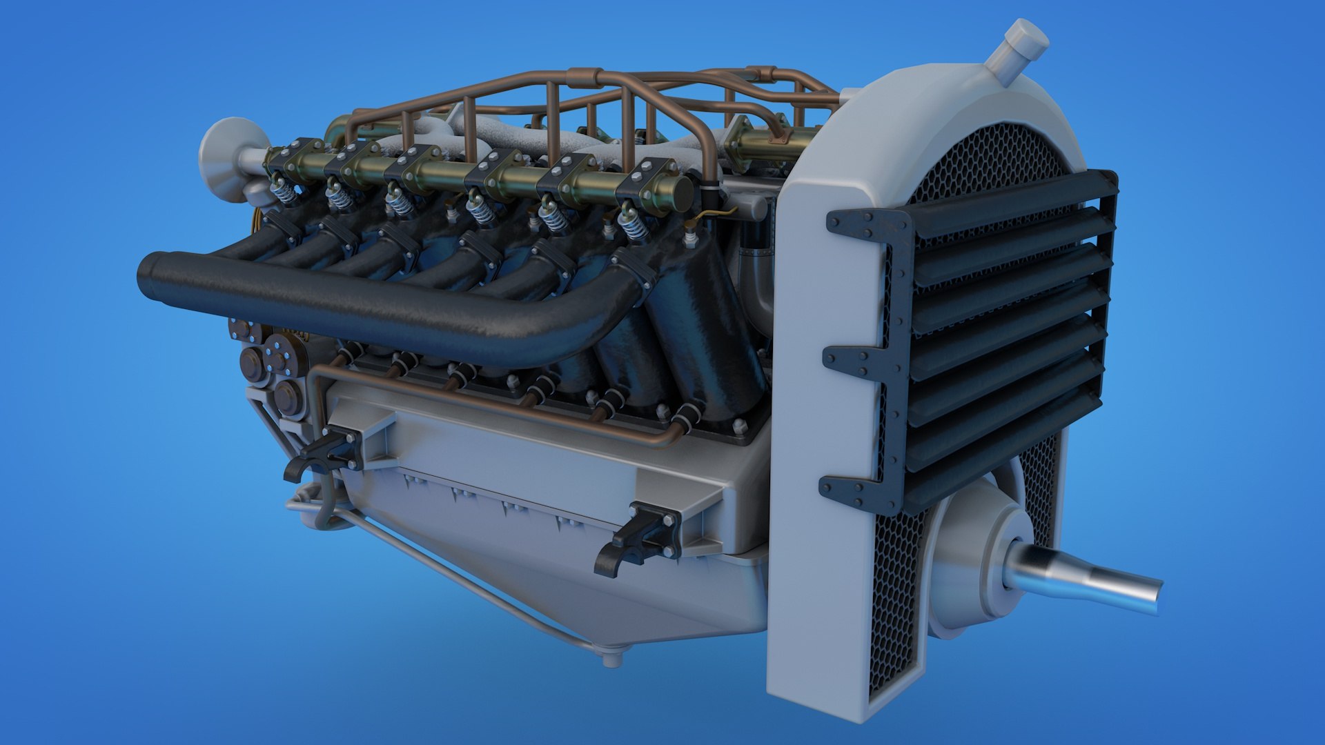 3D Aircraft Engine Eagle Model - TurboSquid 1307881