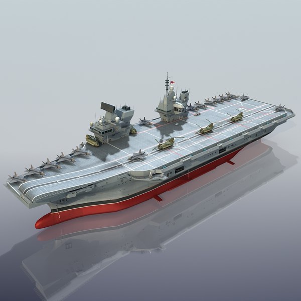 queen elizabeth r08 hms 3d 3ds