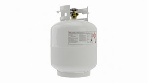 3D Propane Tank model
