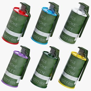 M18 smoke grenade pack model