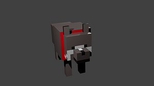 3D wolf