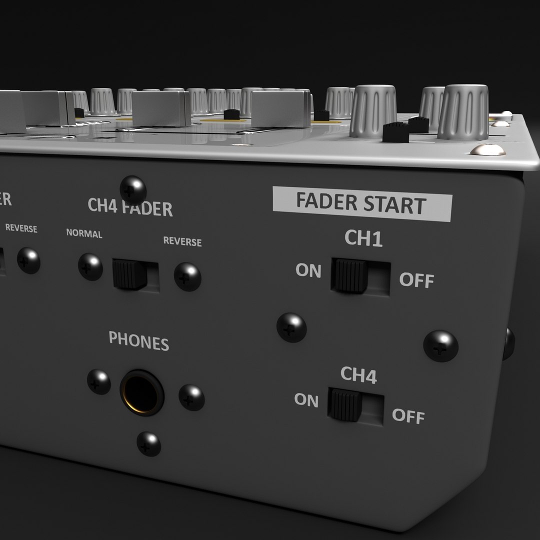 3d cross fader model