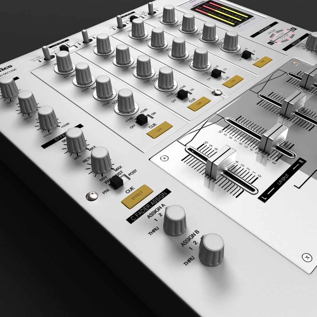 3d cross fader model