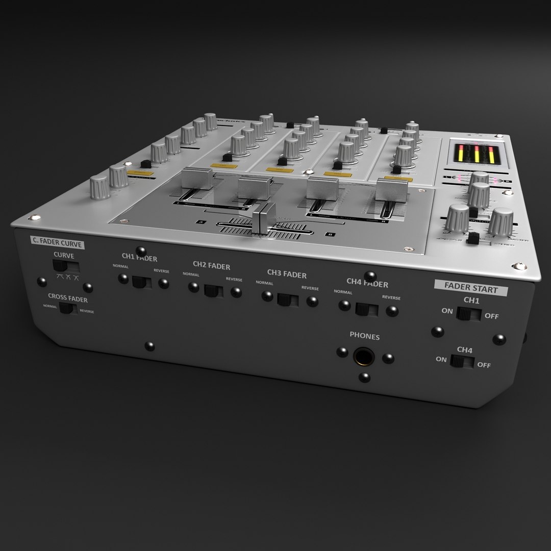 3d cross fader model