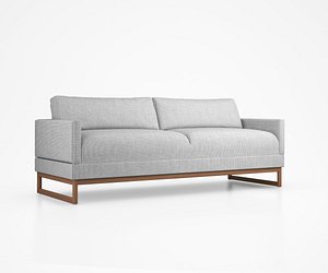 diplomat sleeper sofa blu 3D model