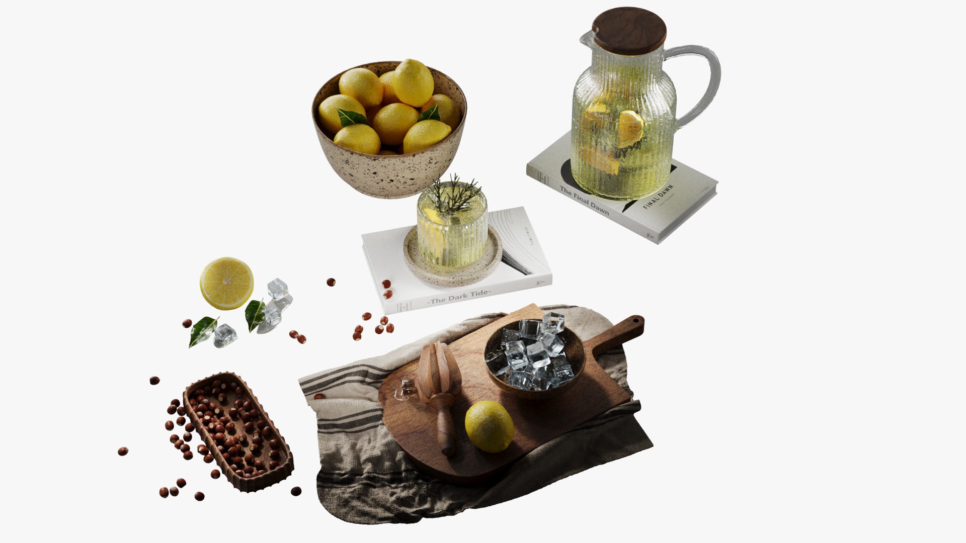 Lemonade still life set with glass pitcher and kitchen props 3D model https://p.turbosquid.com/ts-thumb/Bf/lSgOEp/ag/05_top/jpg/1792940036/1920x1080/fit_q87/741a3875fcb77491c86064e375013e80a43a48ae/05_top.jpg