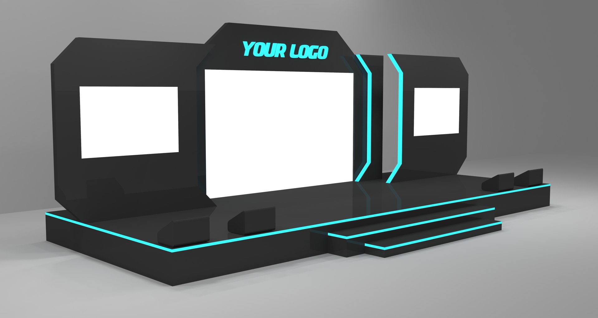 Modern hi tech stage design model TurboSquid 1352841