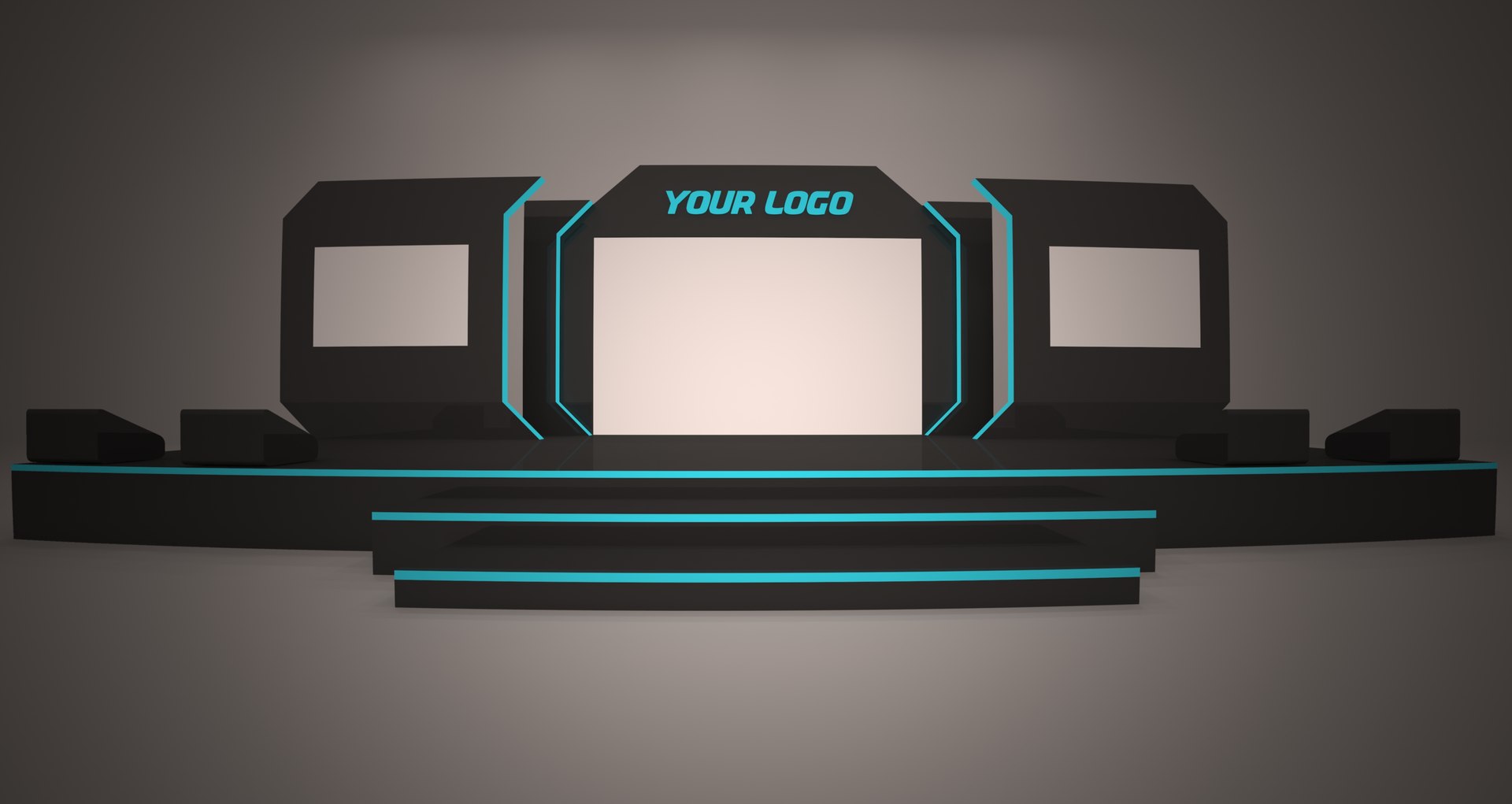 Modern Hi Tech Stage Design Model TurboSquid 1352841