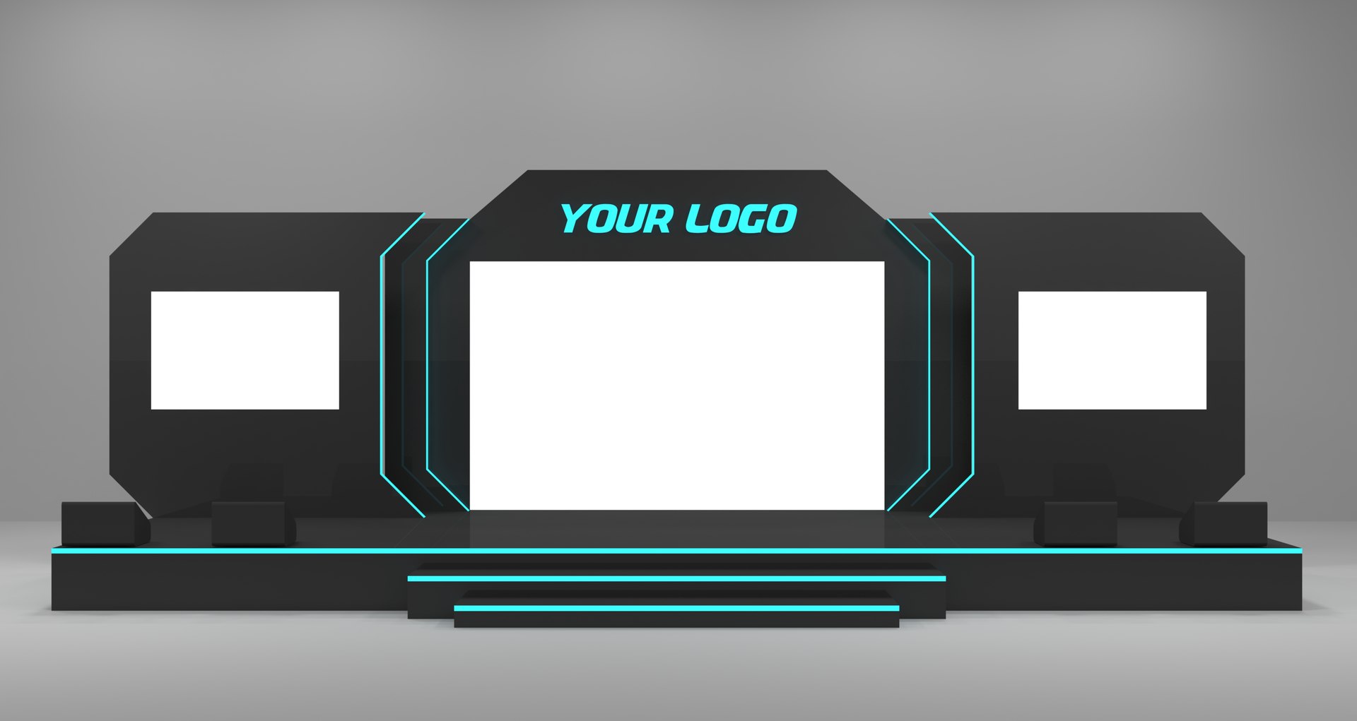 Modern hi tech stage design model TurboSquid 1352841