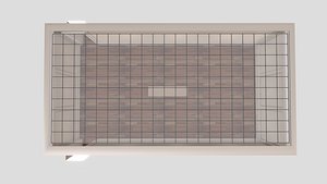 VR Traditional Art Gallery Stage Hall 07 3D model