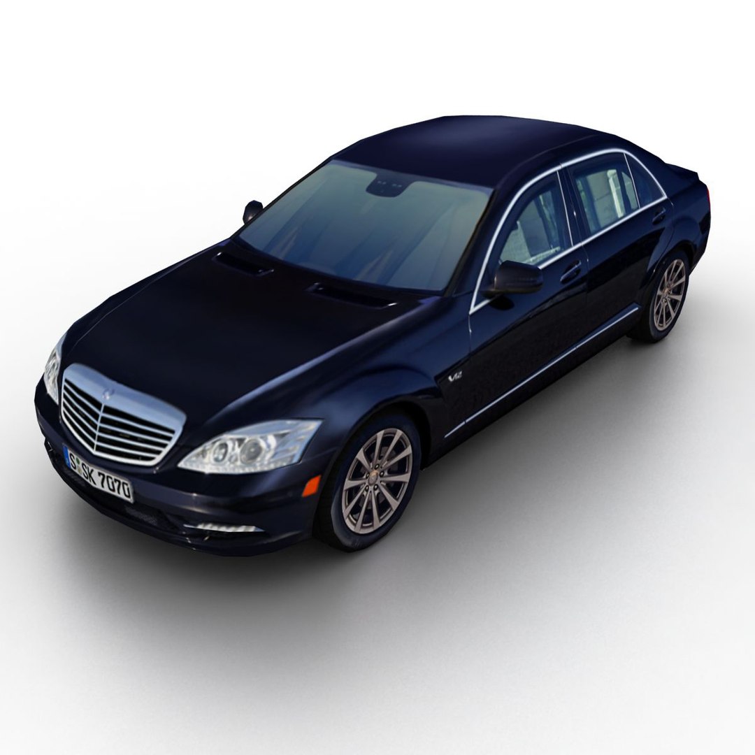2010 Mercedesbenz S600 3d Model