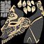 Gold Kitsune Mask