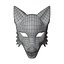 Gold Kitsune Mask