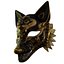 Gold Kitsune Mask