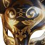 Gold Kitsune Mask
