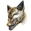 Gold Kitsune Mask