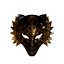 Gold Kitsune Mask