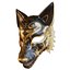 Gold Kitsune Mask