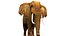 Elefante africano truccato L2347