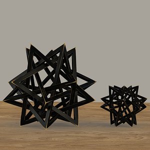wood star maquette black max