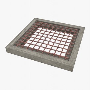 Rusty Floor Grate model