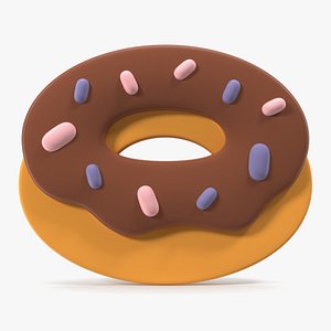 3D Doughnut Emoji