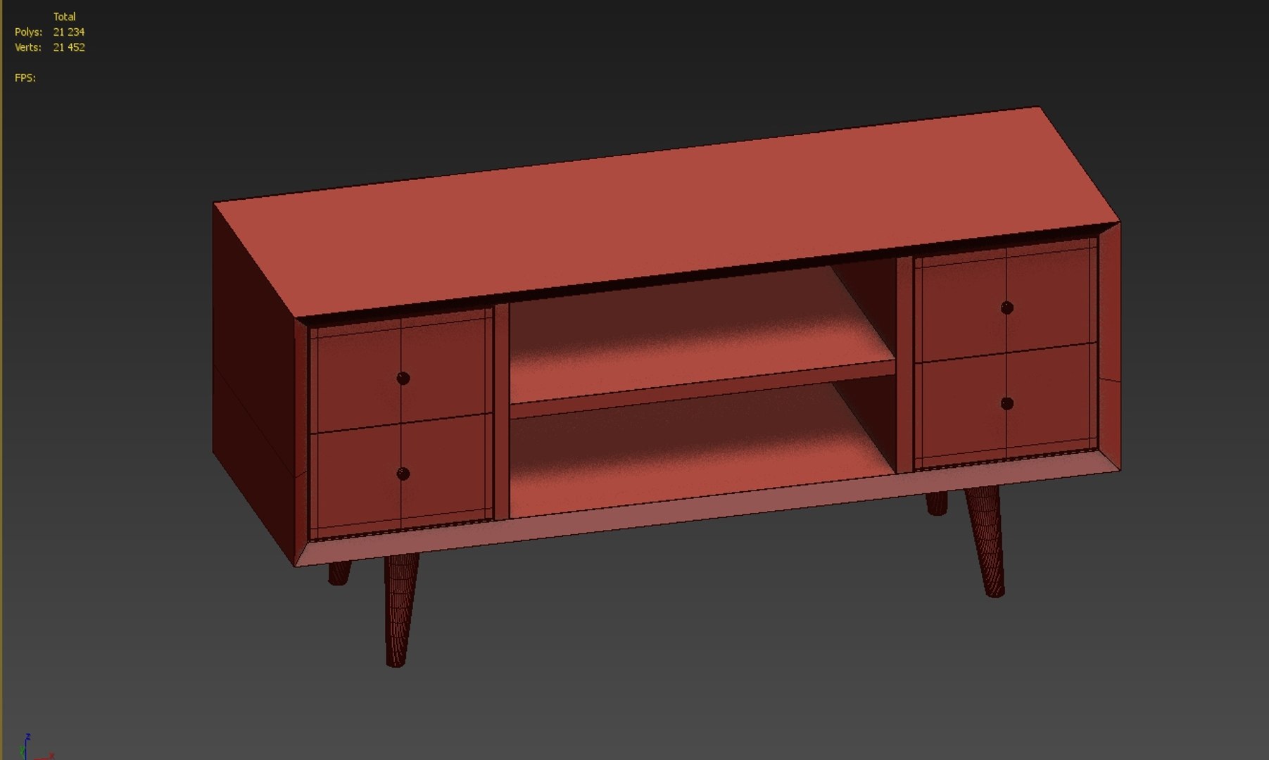 3D jordan tv stand TurboSquid 1645167