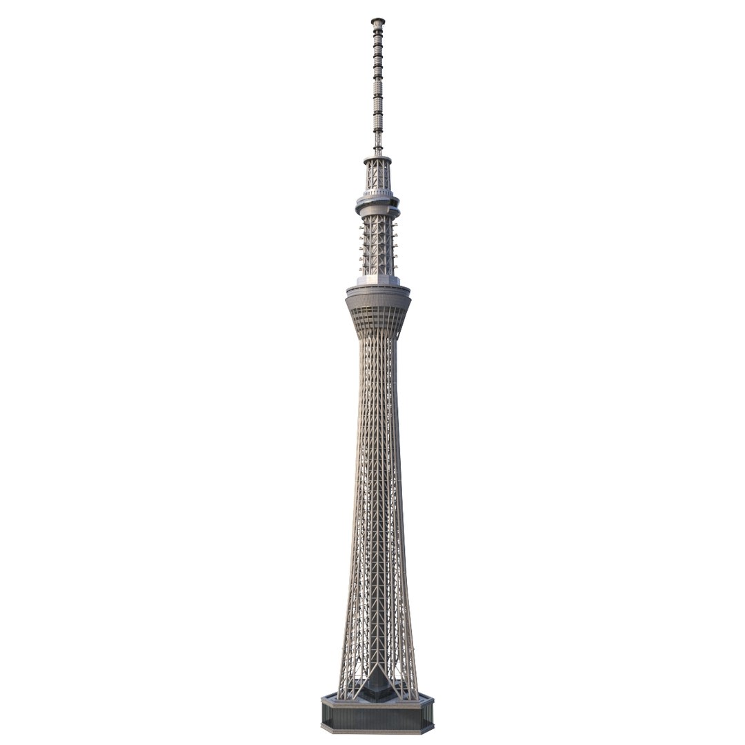 Tokyo Skytree 3D Model - TurboSquid 2222749