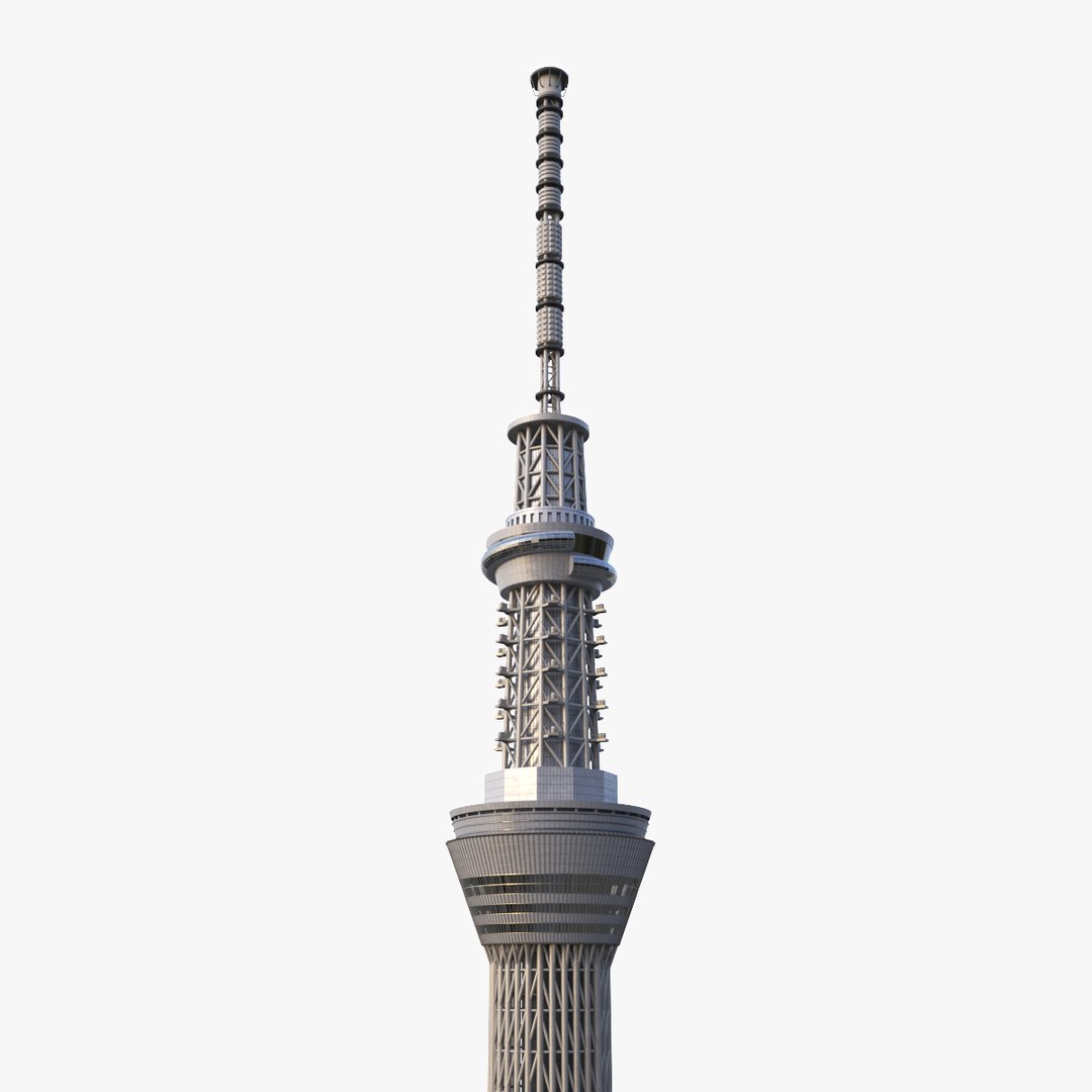 Tokyo Skytree 3D Model - TurboSquid 2222749