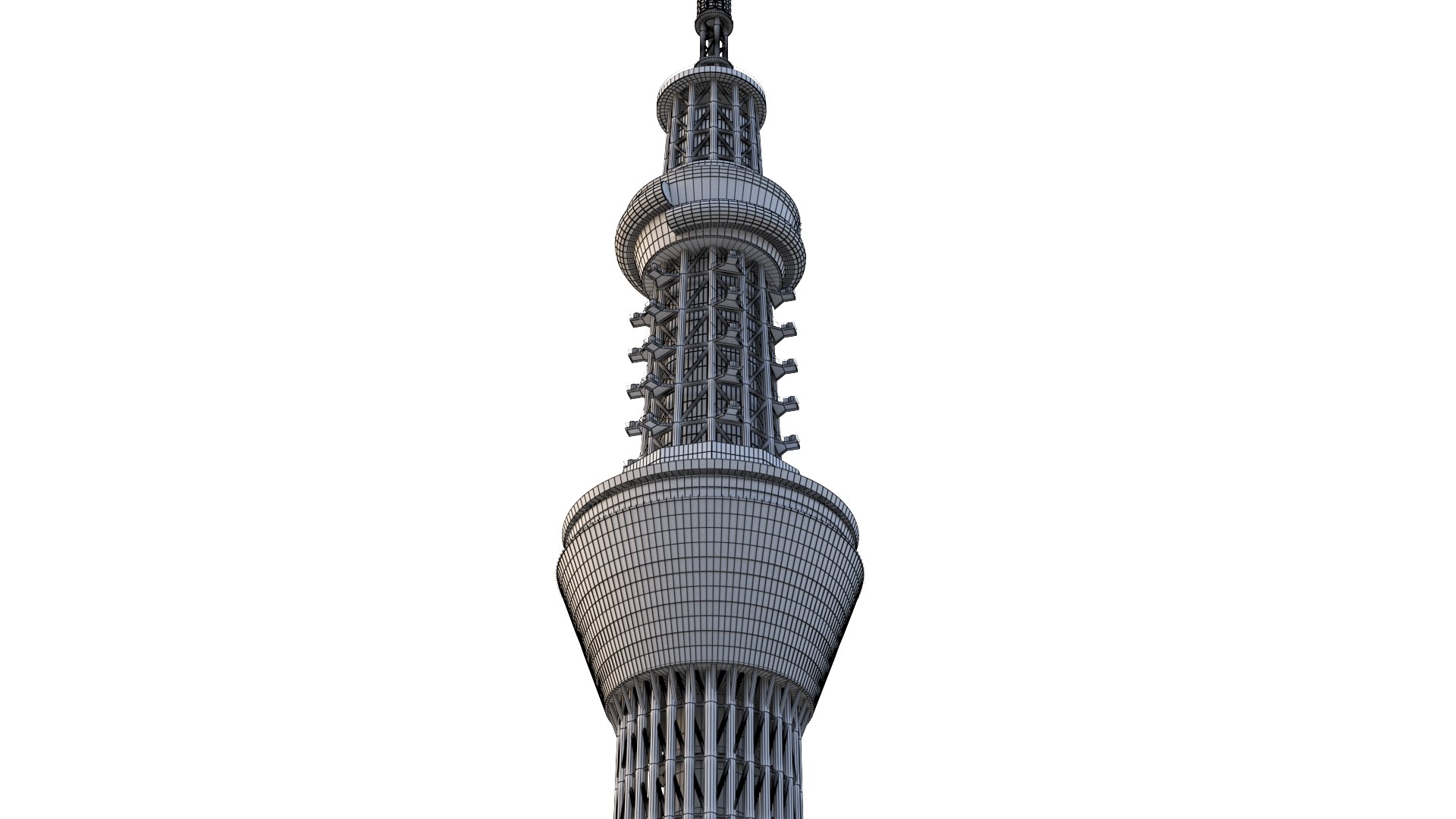 Tokyo Skytree 3D Model - TurboSquid 2222749