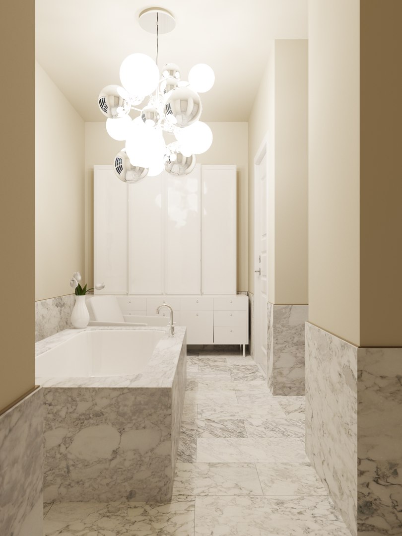 3d Bathroom Interior